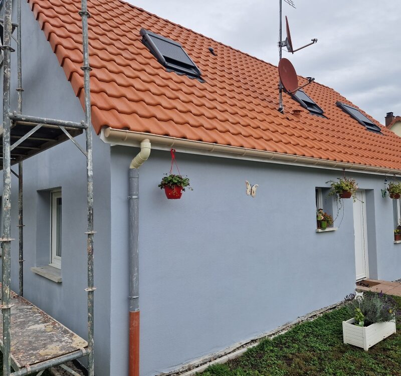 Nettoyage d&#8217;une toiture et rénovation de façades à Richtolsheim Guebwiller 3