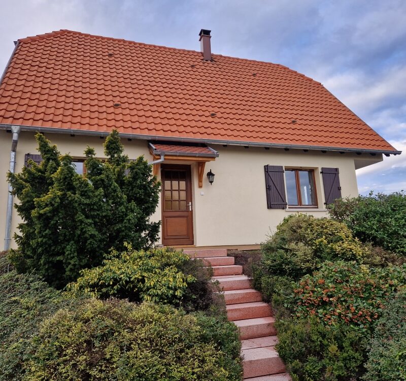 Habillage de cheminée / Changement de gouttière, cimentation des faitières, habillage de cheminée à Sermersheim Bischheim 7