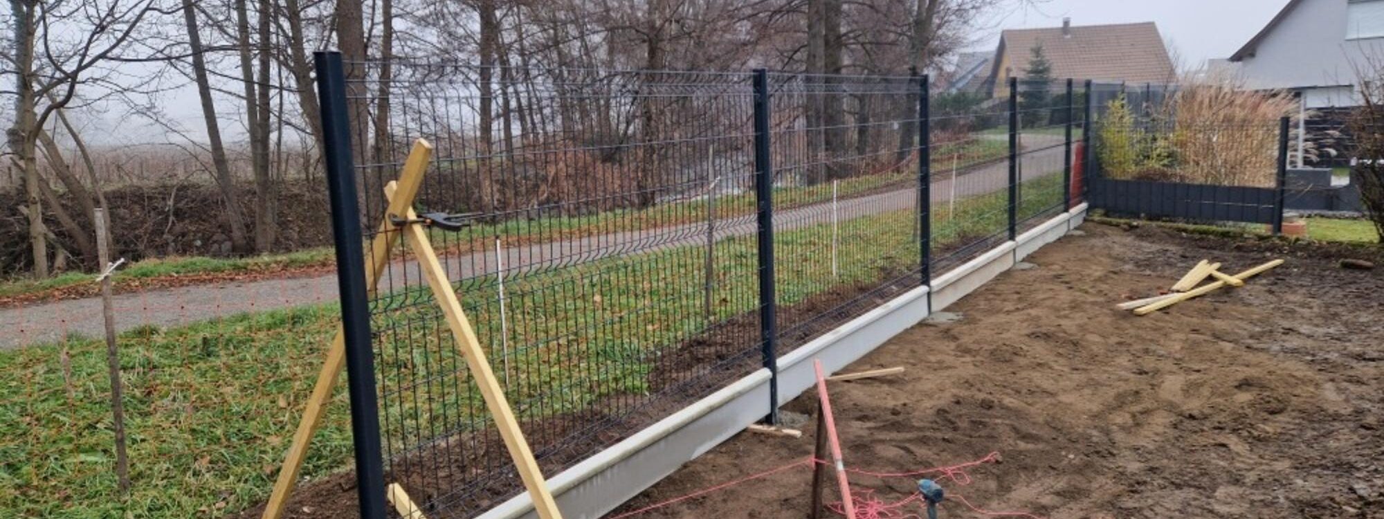 Pose de clôture &#8211; Colmar Ostwald